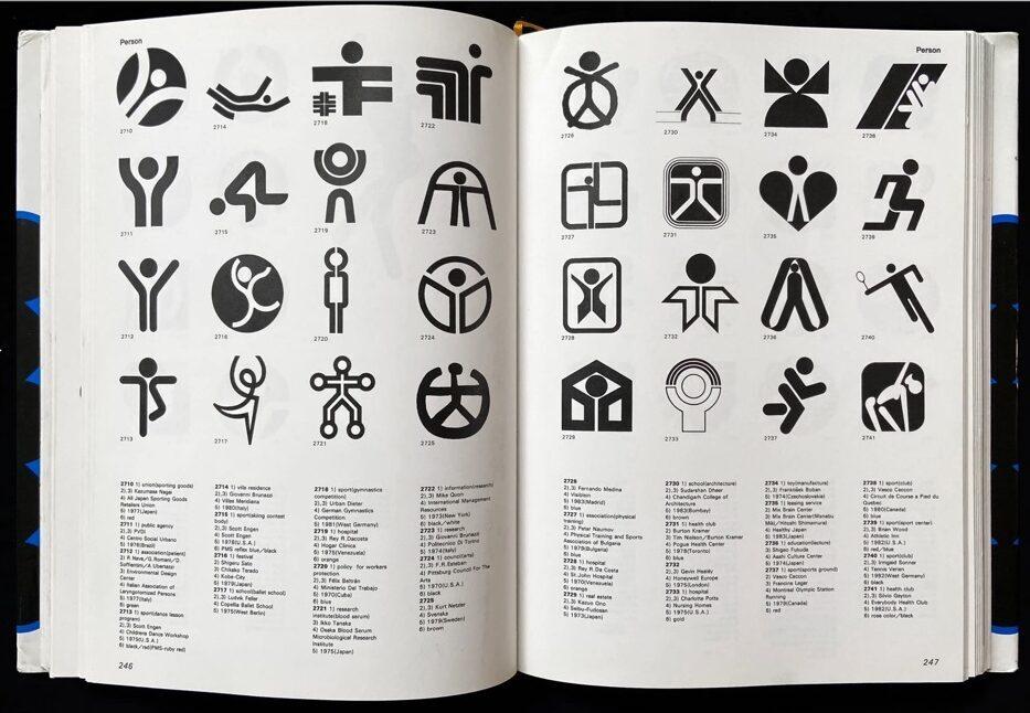 Logo inspiratie: boek "Trademarks & symbols of the world"