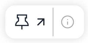 Pin-and-share floating button