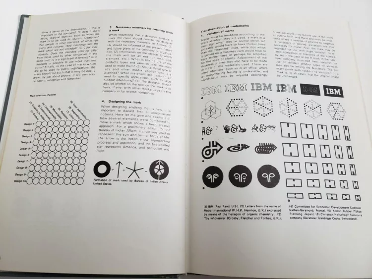 Book "Trademarks & symbols of the world": spread