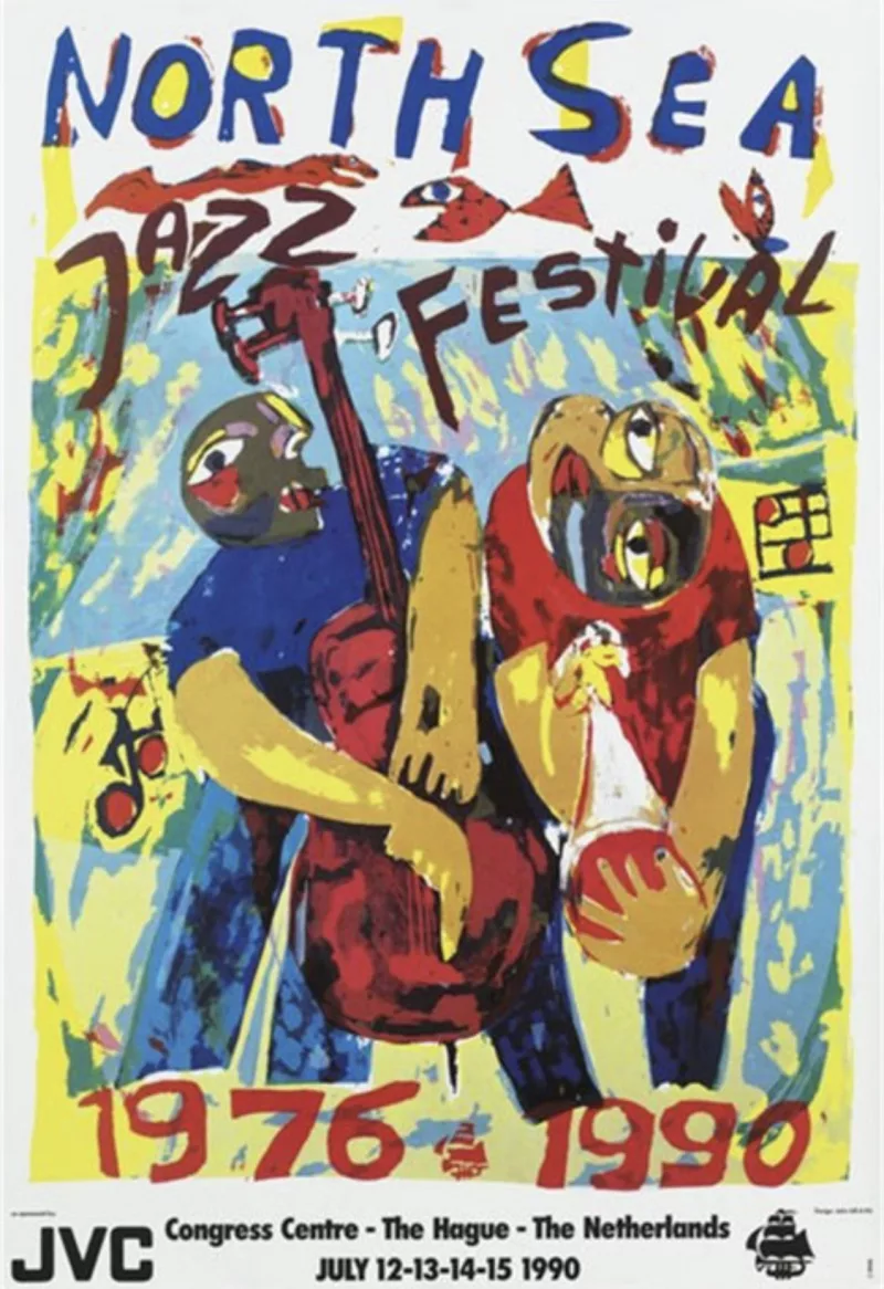 North See Jazz poster 1990