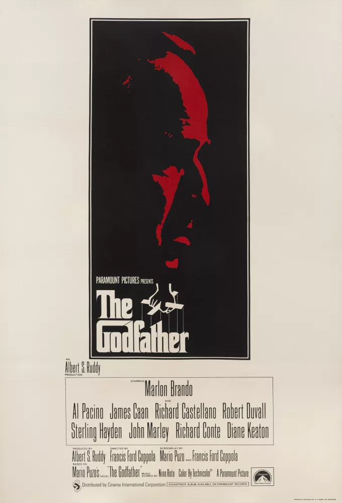 The Godfather British Movie Poster 1972
