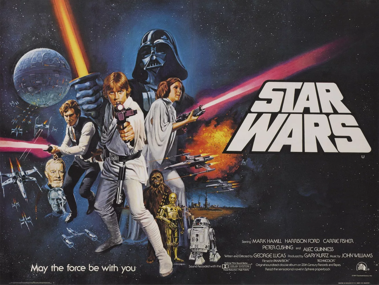Star Wars, Tom William Chantrell, Britse filmposter (1977)