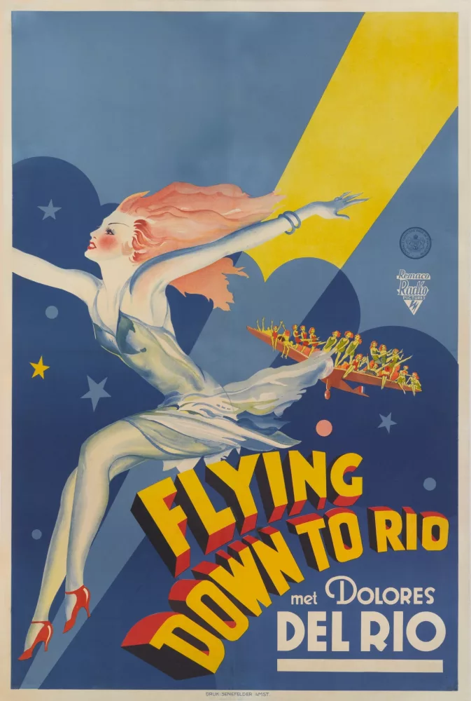 Flying Down to Rio, Nederlandse filmposter (1933)