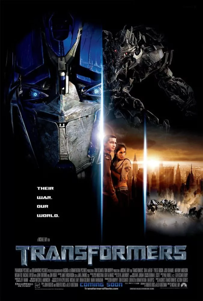 Transformers-Their war, our world, filmposter (2007)