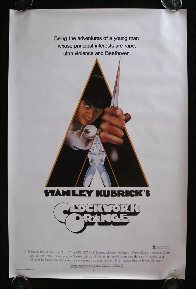 A Clockwork Orange, filmposter (1971)