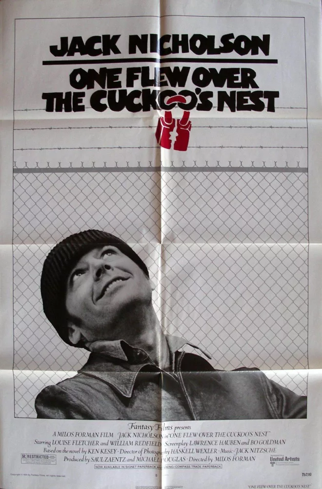 One Flew Over the Cuckoo's Nest, Miloš Forman, filmposter (1975)