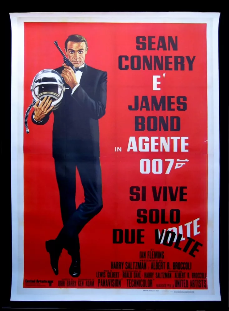 James Bond - Si Vive Solo Due Volte (You only live twice), Italiaanse filmposter
