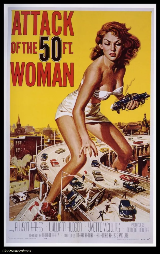 Attack of the 50 Feet Woman, filmposter