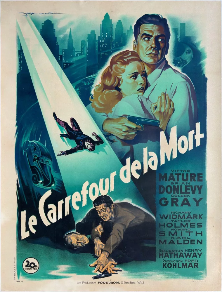 Kiss of Death, Franse filmposter (1947)