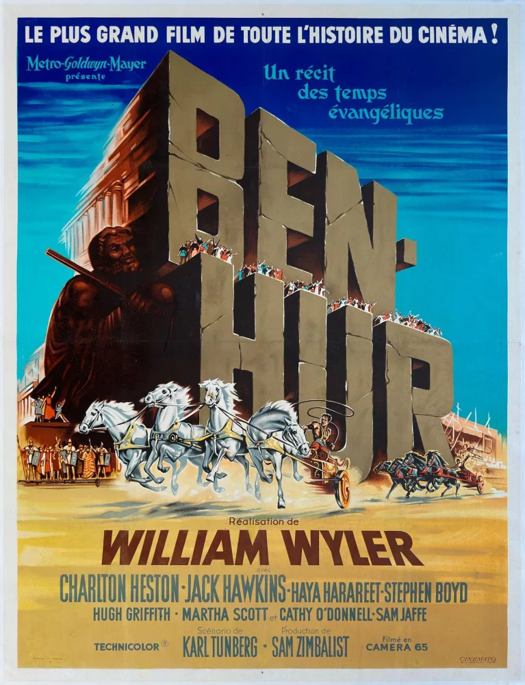 Ben Hur, Franse filmposter (1960)