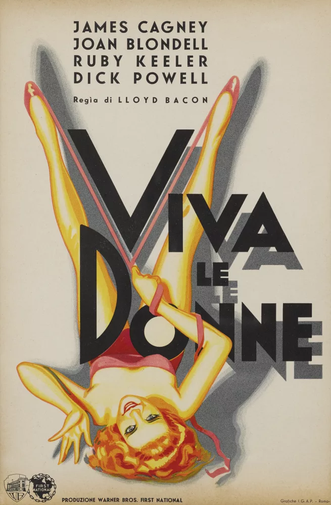 Viva le Donne - Footlight Parade, filmposter (1933)