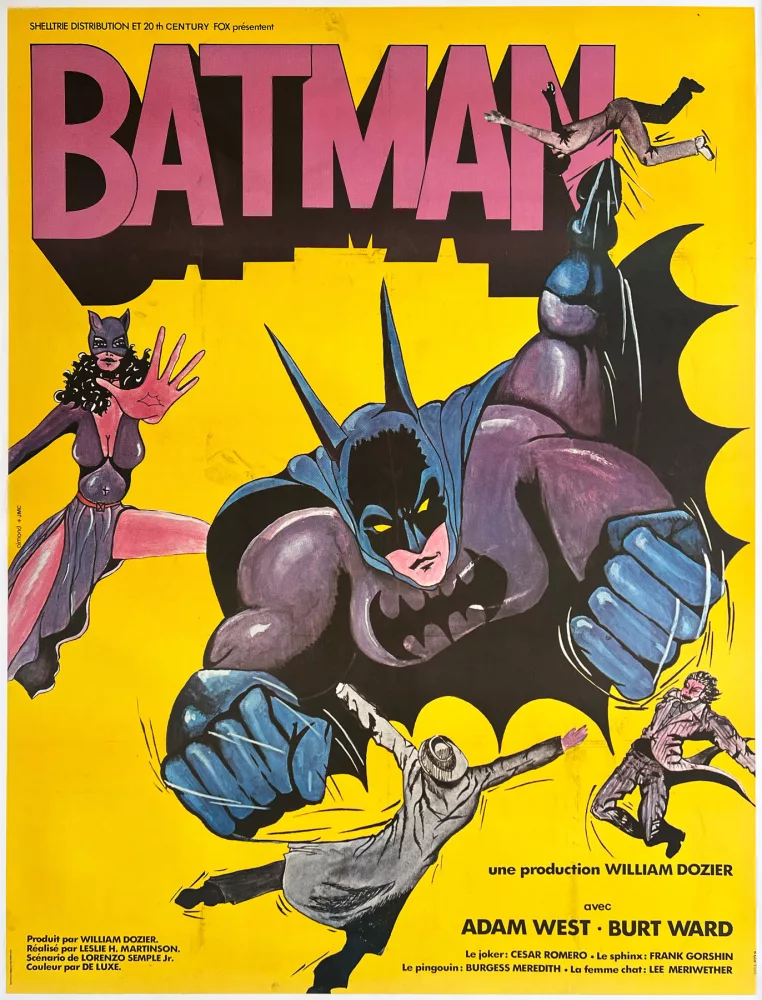 Batman, Franse filmposter (ca. 1970)