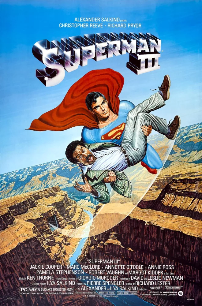 Superman III, filmposter (1983)
