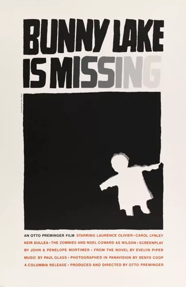 Bunny Lake Is Missing Saul Bass 1965